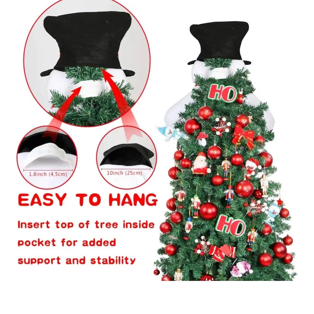 Snowman Hugger Christmas Tree Topper